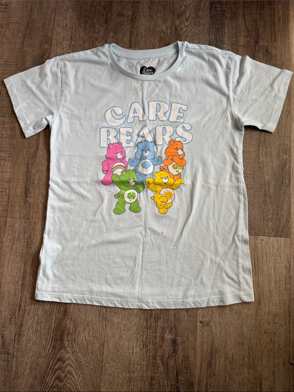 Care Bears Light Blue Graphic Tee for Kids